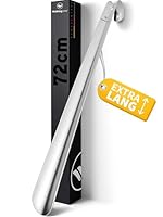 Walking Line® Premium Schuhlöffel Lang 72cm [EXTRA STABIL] aus Gebürstetem Edelstahl - Schuhanzieher Lang, Schuhlöffel Metall Lang, Shoe Horn, Schuhanzieher Lang Metall, Langer Schuhlöffel, Shoehorn