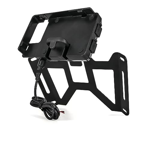 Support téléphone Kawasaki Z1000SX stable et réglable pour navigation GPS sur pare-brise moto