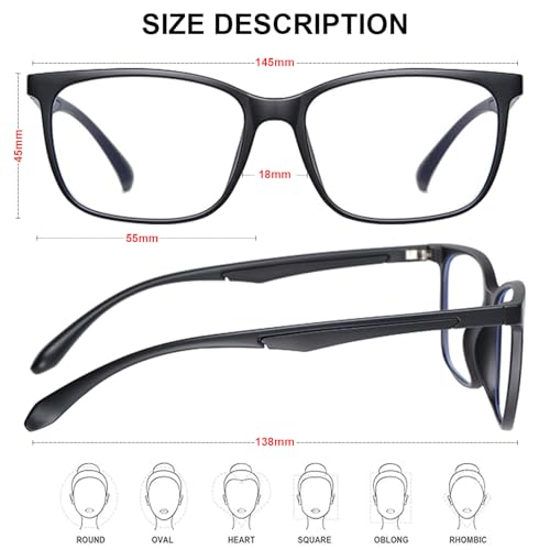 Image of Brigtlaiff Round Blue Light Blocking Glasses for Men Women, Computer Gaming TV Glasses Anti Eyestrain with Metal Frame