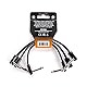 JIM DUNLOP MXR Band-Patchkabel 6 Zoll | 15 cm - 3er-Pack, 1/4-Zoll-Winkelstecker (3PDCPR06)