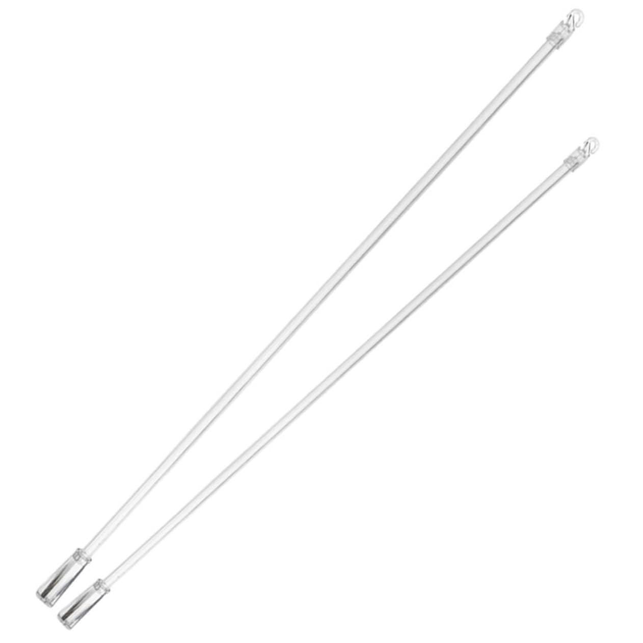 MUSISALY 4pcs Replacement Blind Rods for Vertical Blinds Sturdy Curtain Wands Easy Installation Space-Saving Window Accessories Lengths