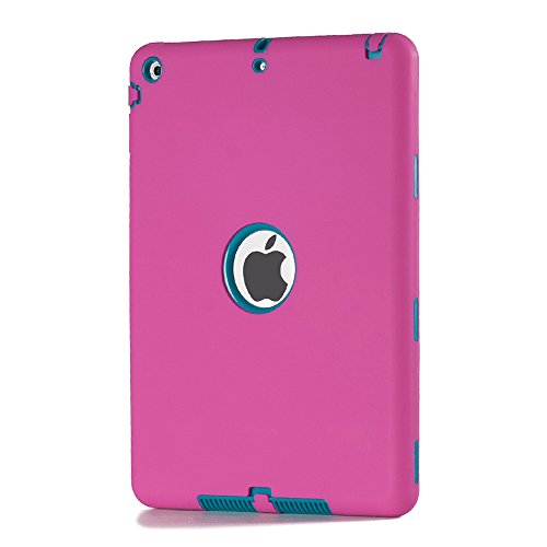 TKOOFN iPad Case [3 in 1] Full Protection Armor Protective Anti-Slip Soft Silicone