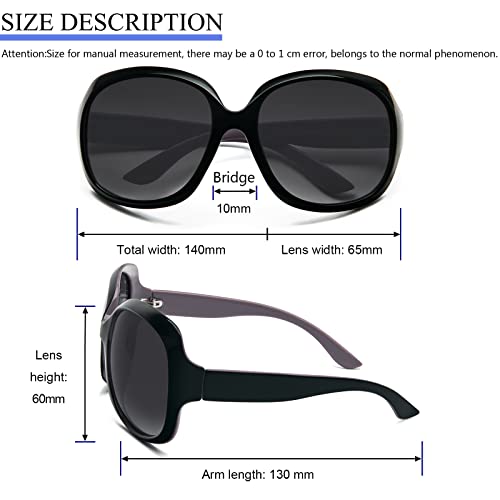 Oversized Sunglasses Womens Trendy Polarized Large Driving Sun Glasses Ladies UV Protective Sunnies Shades4