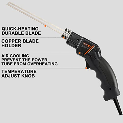 Maxxt Electric Hot Knife Foam Cutting Machine, Fast Heating Up And Cooling Down, Professional Styrofoam Cutting Machine Tool With Tool Box #TOP1