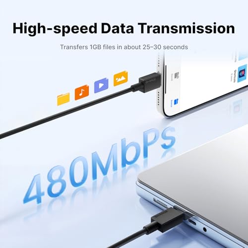 Image of sharge USB C Cable, Type C Charging Cord, 240W Fast Charging Durable for iPhone 17 Series, MacBook Pro, Galaxy S26 Ultra, 10FT