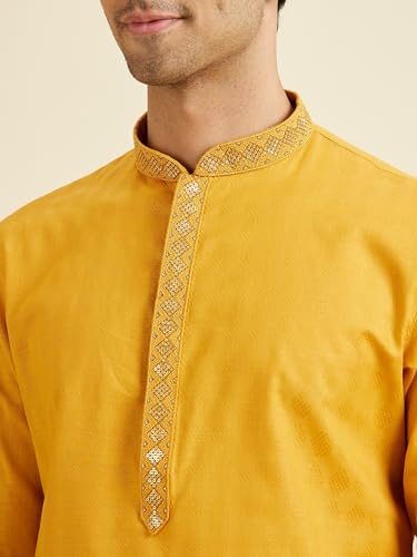 Kurta Manyavar homme coton XL : le confort d'un pyjama de fête - 2