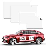 4 Pack Blank Magnetic Car Signs, Rounded Corners Blank Car Magnet Set for Advertise Business, Cover