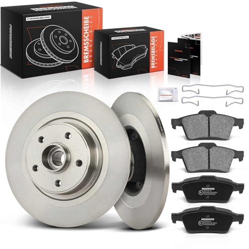 Image of Frankberg Brake Kit incl. 2x Brake Disc + 4x Brake Pad Rear Compatible with Espace IV JK0/1 Vel Satis BJ0 Replace# 402021651R,8200649353
