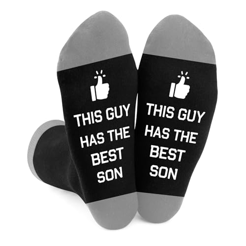 DTUIEUI Gifts for Dad - Christmas Dads Gift Dads Birthday Xmas Valentines Day Easter Gifts for Fathers Fathers Day from Son Cosy Warm Gift Memorial Daddy Papa Presents Best Dad Ever Novelty Socks
