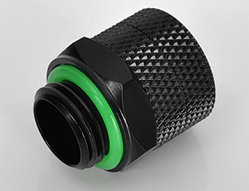 Bitspower G1/Thread Inner Diameter 8 mm Outer Diameter 10 mm Tube for Compression Fitting (Fitting) Matte Black
