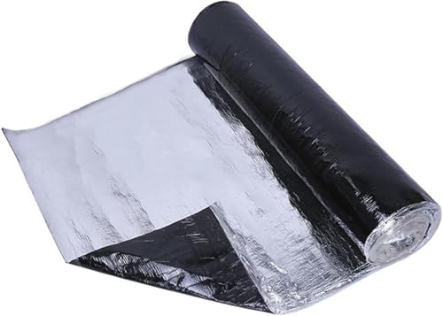 Waterproof Aluminum Flashing Roll, Self-Adhesive Bitumen Membrane for Roof Repair, Gutter Protection, Siding, HVAC - Durable Roofing Tape for Long-Lasting Repairs