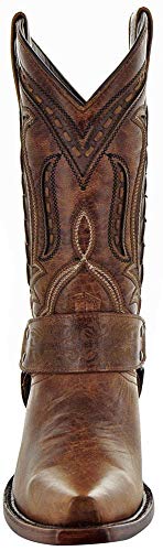 Soto Boots Women's Harness Cowboy Boots, Genuine Leather Cowgirl Boots, Handcrafted Cowboy Boots For Women M500394