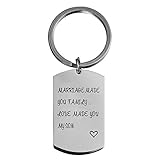 omodofo Marriage Made You My Family Love Made You My Son Wedding Party Gift Son In law Fathers Day Gift Keychain