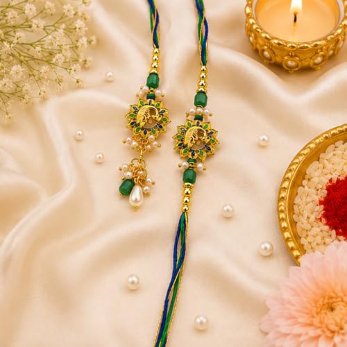 Image of The Purple Tree Designer Bhaiya Bhabhi Rakhis