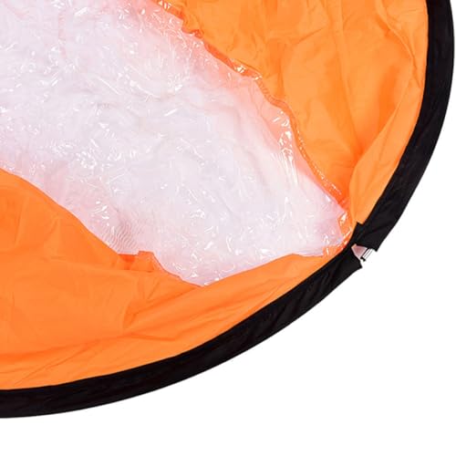 Xoeryoy Kayak Wind Sail Foldable Kayak Wind Paddle Portable Downwind Sail with Clear Window for Inflatable Boat Accessory - Thumbnail 6
