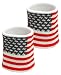 American Flag 2 Wrist Sweatbands USA Team Apparel Accessory Merica Sweatbands
