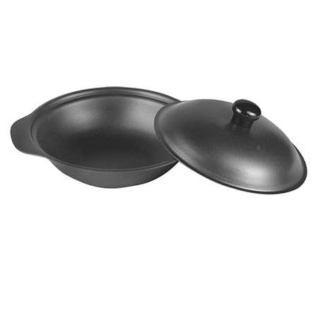 Pinakine Iron Casserole Mini Kitchen Cast Iron Wok Shallow Non-Stick Kitchen 22Cm|70014874PNK