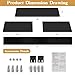 LCGAOYA Adjustable Fireplace Smoke Guard, Fireplace Hood Heat Deflector 4 inches Height, for 28 to 48