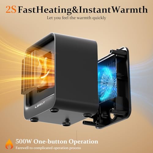 Lerat 500W Portable Mini Heater