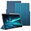 FINTIE Custodia per Samsung Galaxy Tab S6 Lite 10.4'' 2024/2022/2020 con S Pen Holder, Sottile Leggero Case Posteriore Trasparente Cover con Auto Sveglia/Sonno, Teal