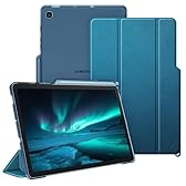 FINTIE Custodia per Samsung Galaxy Tab S6 Lite 10.4'' 2024/2022/2020 con S Pen Holder, Sottile Leggero Case Posteriore Trasparente Cover con Auto Sveglia/Sonno, Teal