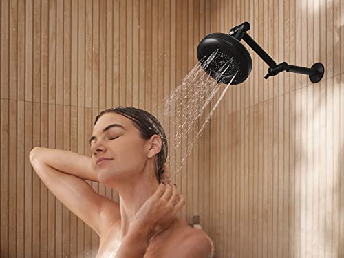 Moen S116Bl Acc-Premium 16 In. Pivoting Adjustable Shower Arm, Matte Black #TOP3