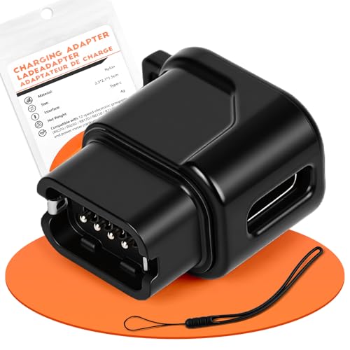 Valchoose Adaptateur de charge USB-C pour Shimano DI2 EC300, convertisseur universel 4 broches vers type C pour tous les commutateurs E à 12 vitesses (série R9270/R9250/R8170), câble de charge