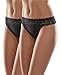 Produktbild Merry Style Damen Slip MSGAB24 ((2Pack) Schwarz, 40 (Herstellergröße: L))