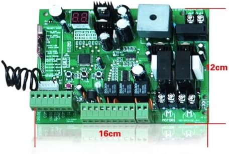 DC24V Electric Automatic Swing Gate Opener Kit - Motor Control Unit with PCB Controller & 4 Remote Controls for Easy Access & Enhanced Security