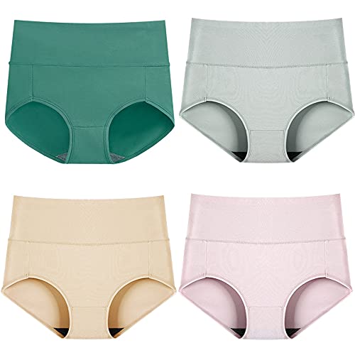 Culottes en coton WENJUN pour femme : lot de 4 pour le confort quotidien et actif en XL