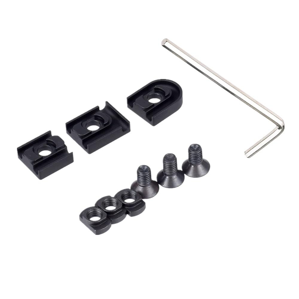 3 pcs/set For M600 PEQ Flashlights for M-lok Compatible Metal Mouse Switch Cable Clip Slot Wire Guide System Cable Management Hunting Accessories