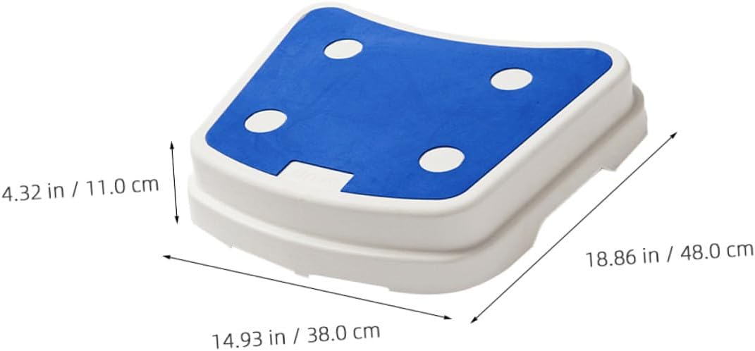 Bathroom Squatting Foot Step Stool with Anti Slip EVA PP Rubber