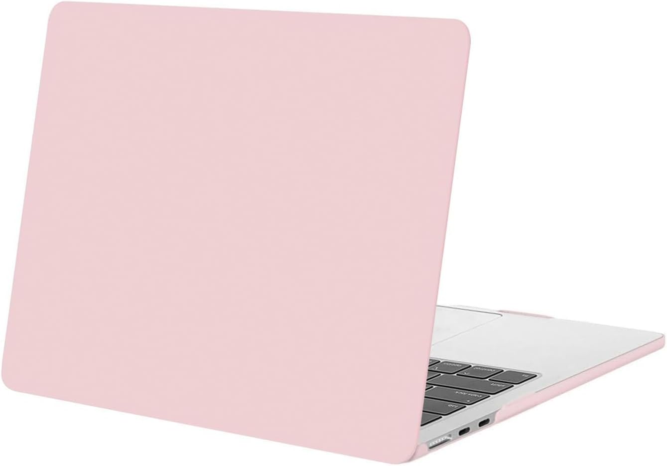 MOSISO Compatible with MacBook Air 13 inch Case M5 2026 M4 2025 M3 M2 2024-2022 A3449 A3240 A3113 A2681, Scratches-Resistant Protective Hard Shell for MacBook Air 13.6 inch Case, Baby Pink