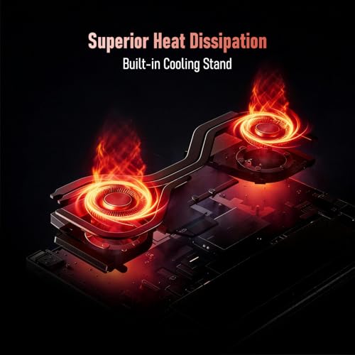 unbholkk Laptop 16 Zoll, 16GB RAM 512Go SSD Prozessor N95 (bis 3,4 GHz) Große Akkulaufzeit 180° Bildschirm, Notebook Win 11 für Studenten und Arbeit Touch ID WiFi5 BT