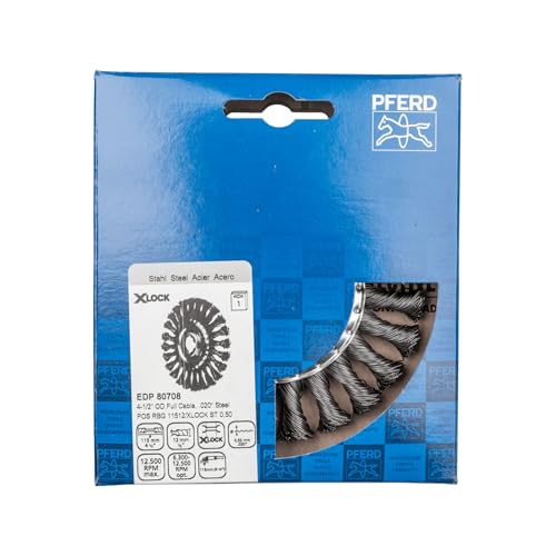 Image of Pferd 43312031 Braided with X-Lock Steel Round Brush