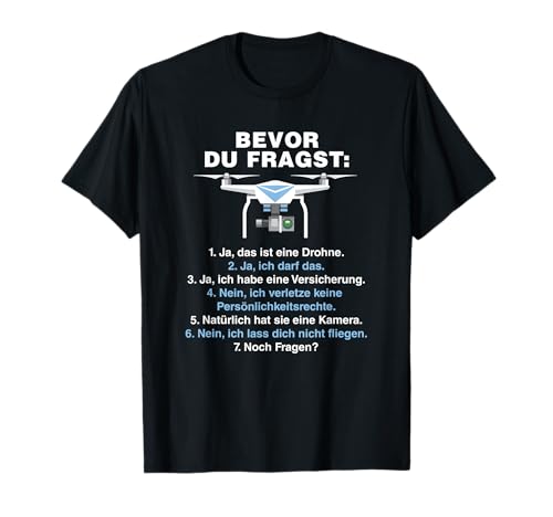 Shirt für einen Drohnen Piloten