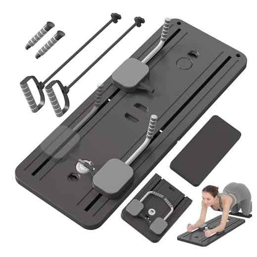 Pafal Pilates Board, Multifunctional Abdominal Board, Ab Core Trainer, Ab Trainer Machine, Ab Board, Exercise Board, Abs Workout Equipment, Core Workout Equipment (Black)