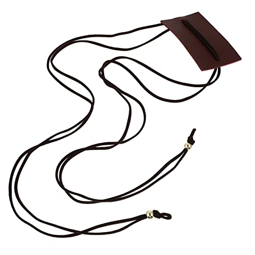 Lurrose Scrunchie Holder Leather Ponytail Holder Leather Hair Ties Ponytail Braid Holder Hair Accessories Handmade Claret Womens Hair Accessories