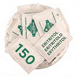 Barista Italiano - Kit 150 Bustine di Eritritolo da 4g | Dolcificante Naturale | Zero Calorie | Sostituto dello Zucchero | Ideale Keto