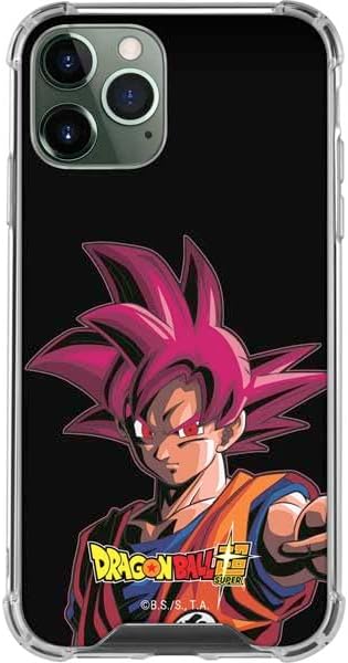 Skinit Clear Phone Case Compatible with iPhone 12 Pro Max - Officially Licensed Dragon Ball Super Goku Vegeta Super Ball Design