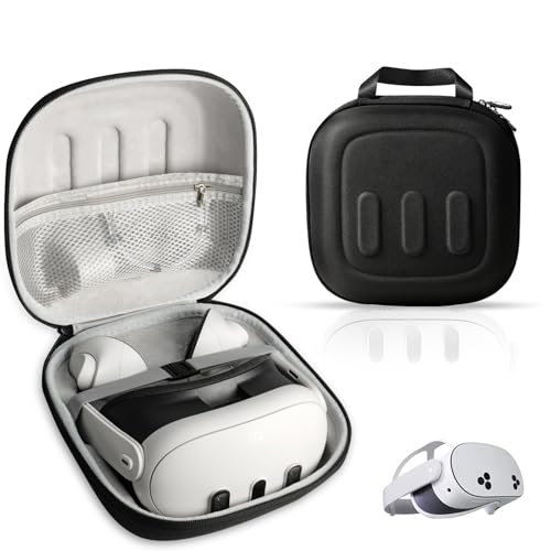 OPTOSLON Q3S Hard Carrying Case for Meta Quest 3/Quest 3S VR Headset, Touch Controller, Original...