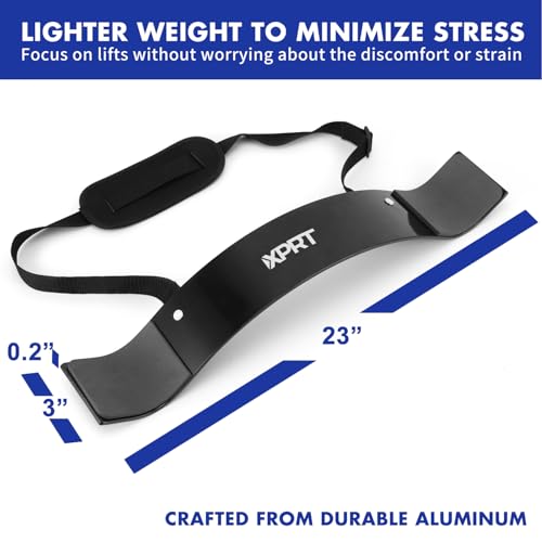 XPRT Fitness Arm Blaster - Aluminum Bicep Isolator for Bodybuilding, Weightlifting, and Muscle Growth - Padded Elbow Support with Contoured Design - Thumbnail 3