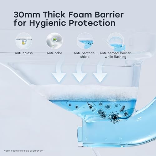 Image of HOROW T38P Smart Toilet with Bidet, MAP 1000g Flush, Foam Shield