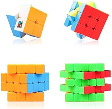 مجموعة مكعبات سحرية 2*2 3*3 4*4 5*5 مع علبة هدية MF9301 : Amazon 