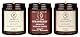 Massagekerze Set Vanille & Kokos & Erdbeere 3x 100 g - Sojawachs Kerze - Duftkerze mit Kokosöl & Mandelöl - Vanille-Oleoresin - Aroma Kerze - Entspannung - Körperpflege - Massage - Aromatherapie