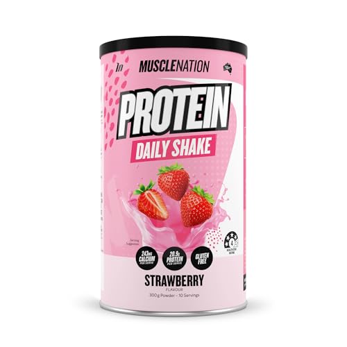 Muscle Nation Strawberry Daily Shake - Protein Powder for Daily Intake