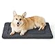BEDSURE waschbar Hundematte Mittelgroße Hunde - 74x53 cm Hundekissen mittelgroße Hunde mit hochdichter Schaumstofffüllung, Sherpa-Plüsch waschbar Hundematratze, dunkelgrau