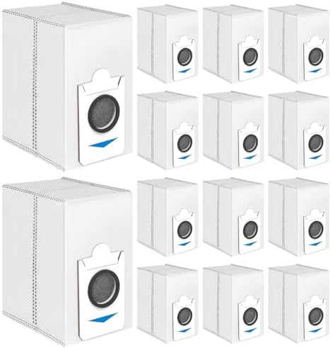 BUXEBUX 14 Pack T30S Combo Dust Bags Compatible with Only for ECOVACS DEEBOT ...