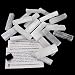 Dancing Bear Selenite Sticks Wands Bulk (17-20 pcs) 1.5-2 inch L X .25-.5" W Each, Bonus: Free Black Tourmaline & ID Card, Reiki, Chakra, Healing, Protection Grids, Good Luck, Positive Energy, Brand