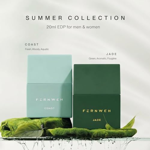 Image of Fernweh Coast Unisex Travel Perfume (20ml) | Long Lasting Perfume for Men & Women | Fresh, Woody & Aquatic Pocket Friendly Eau De Parfum | Perfect for Party, Outing, Office & Dates